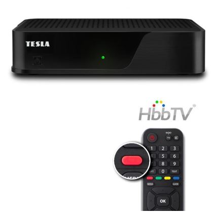 TESLA Electronics - DVB-T2 H.265 (HEVC) приемник с HbbTV, 12V + дистанционно управление