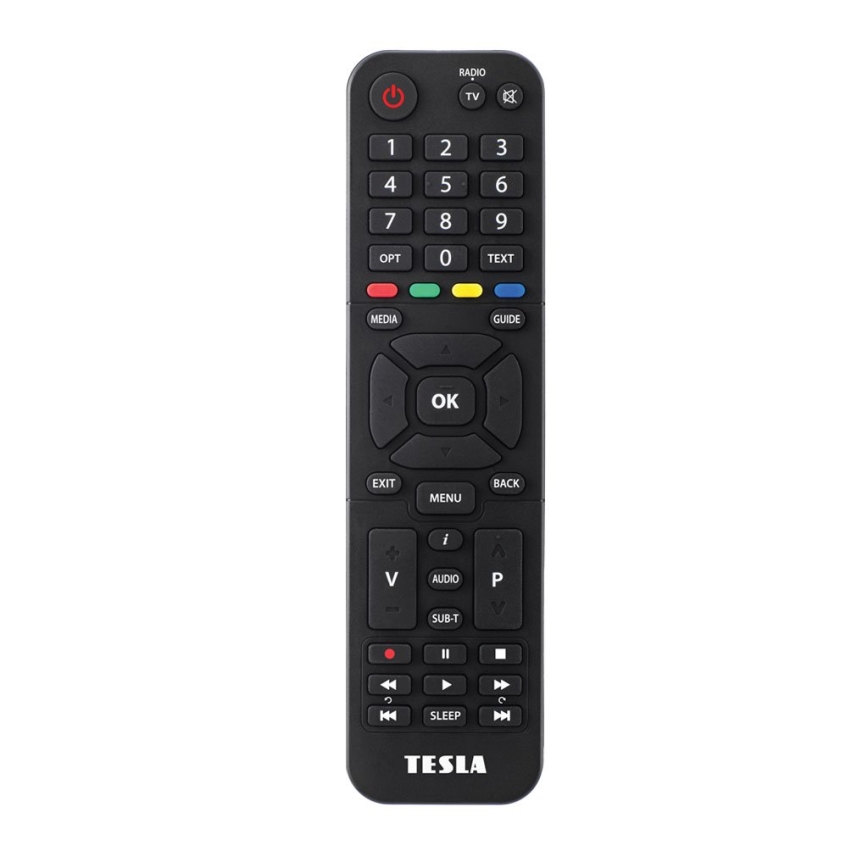 TESLA Electronics - DVB-T2 H.265 (HEVC) приемник с HbbTV, 12V + дистанционно управление