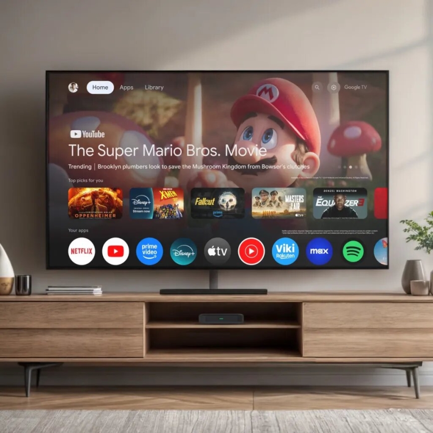 TESLA Electronics MediaBox - UHD мултимедия плейър Wi-Fi + дистанционно управление