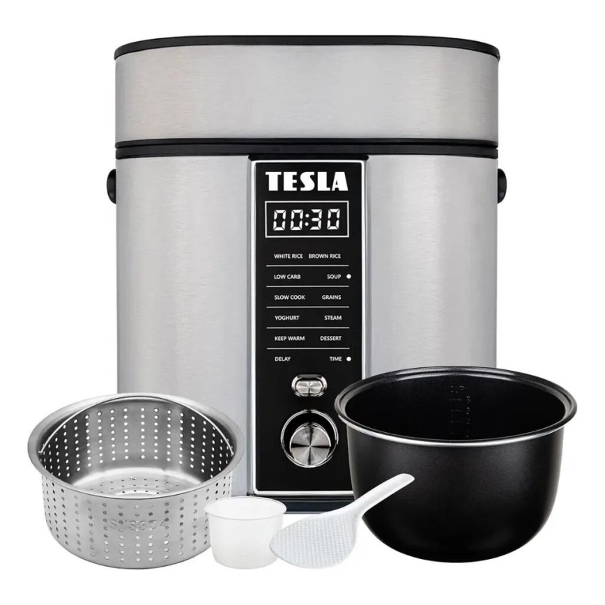 TESLA Electronics MultiCook - Многофункционален Уред за готвене на ориз 2,1 l 400W/230V