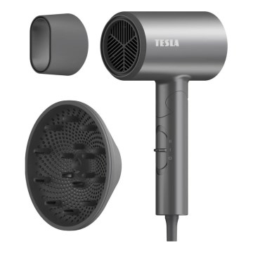 TESLA Electronics MyCare - Сгъваем сешоар 1800W/230V сив
