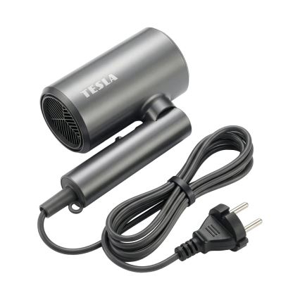 TESLA Electronics MyCare - Сгъваем сешоар 1800W/230V сив