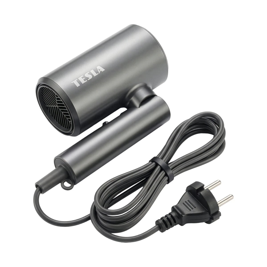TESLA Electronics MyCare - Сгъваем сешоар 1800W/230V сив