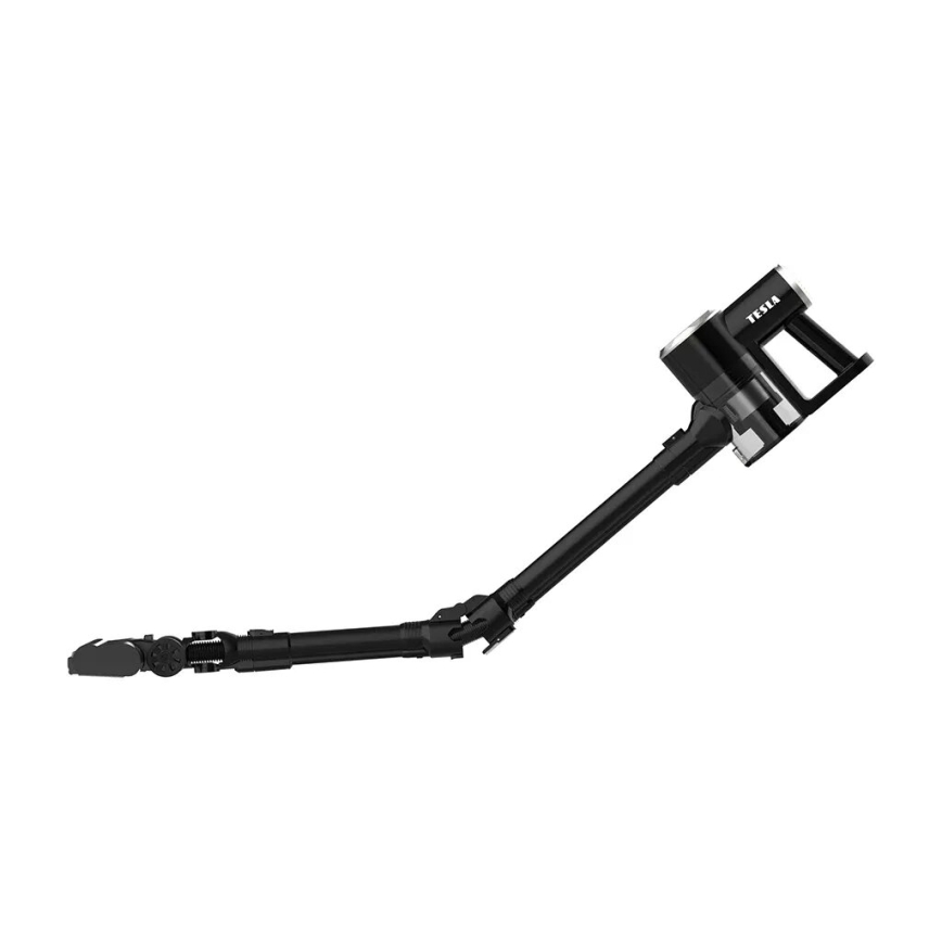 TESLA Electronics PureStar - Гъвкав безжичен прахосмукачка тип пръчка 2в1 150W/2200 mAh черен