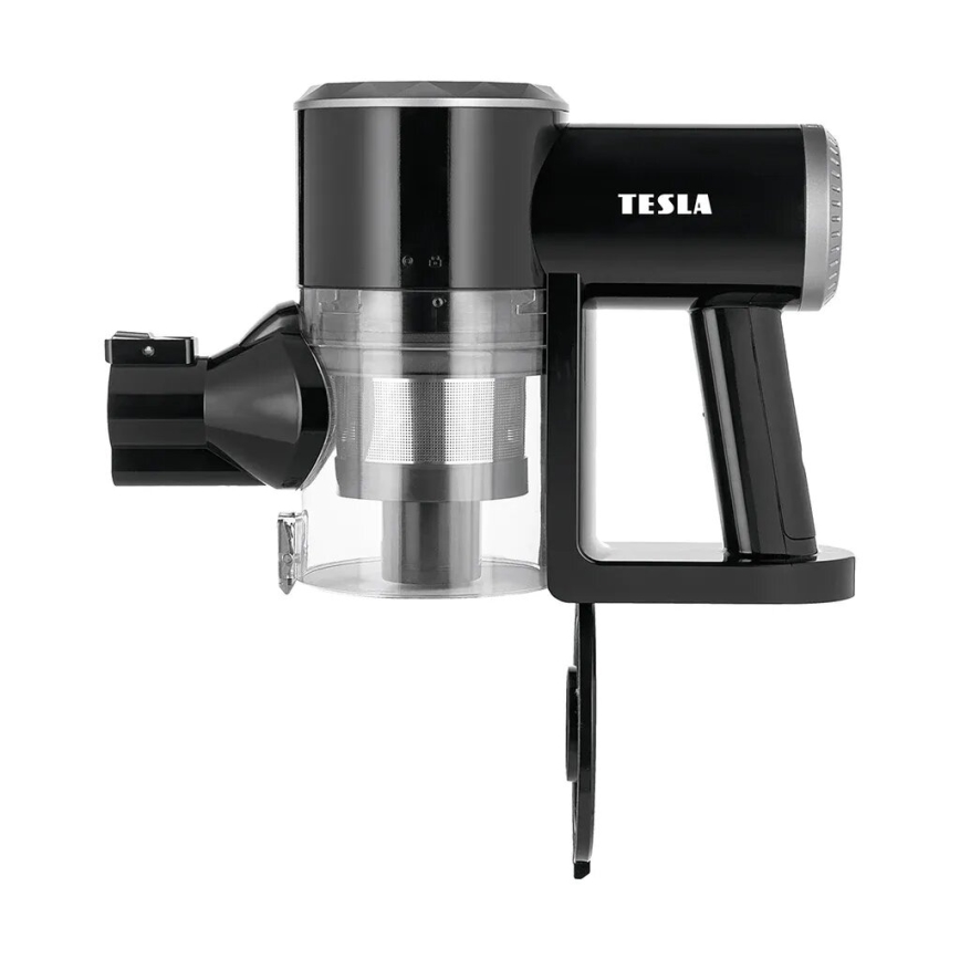 TESLA Electronics PureStar - Гъвкав безжичен прахосмукачка тип пръчка 2в1 150W/2200 mAh черен