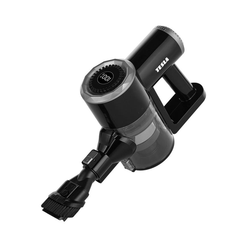 TESLA Electronics PureStar - Ръчна прахосмукачка 2в1 150W/2200 mAh 22,2V черен