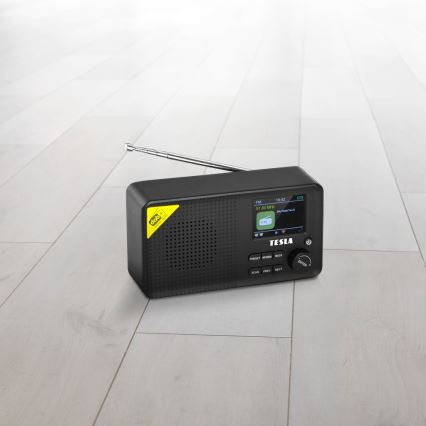 TESLA Electronics - Радио DAB+ FM 5W/4000 mAh черен