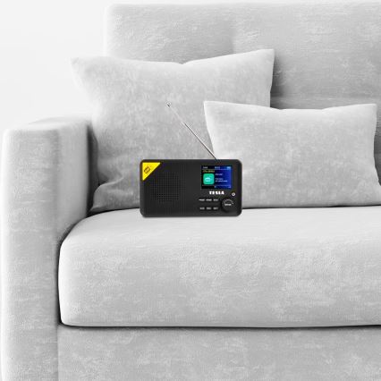 TESLA Electronics - Радио DAB+ FM 5W/4000 mAh черен