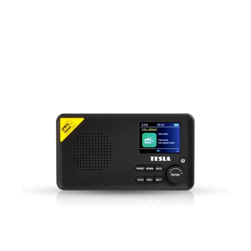 TESLA Electronics - Радио DAB+ FM 5W/4000 mAh черен