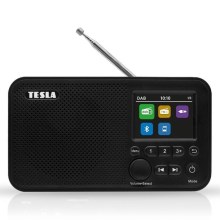 TESLA Electronics - Радио DAB+ FM 5W/1800 mAh черен