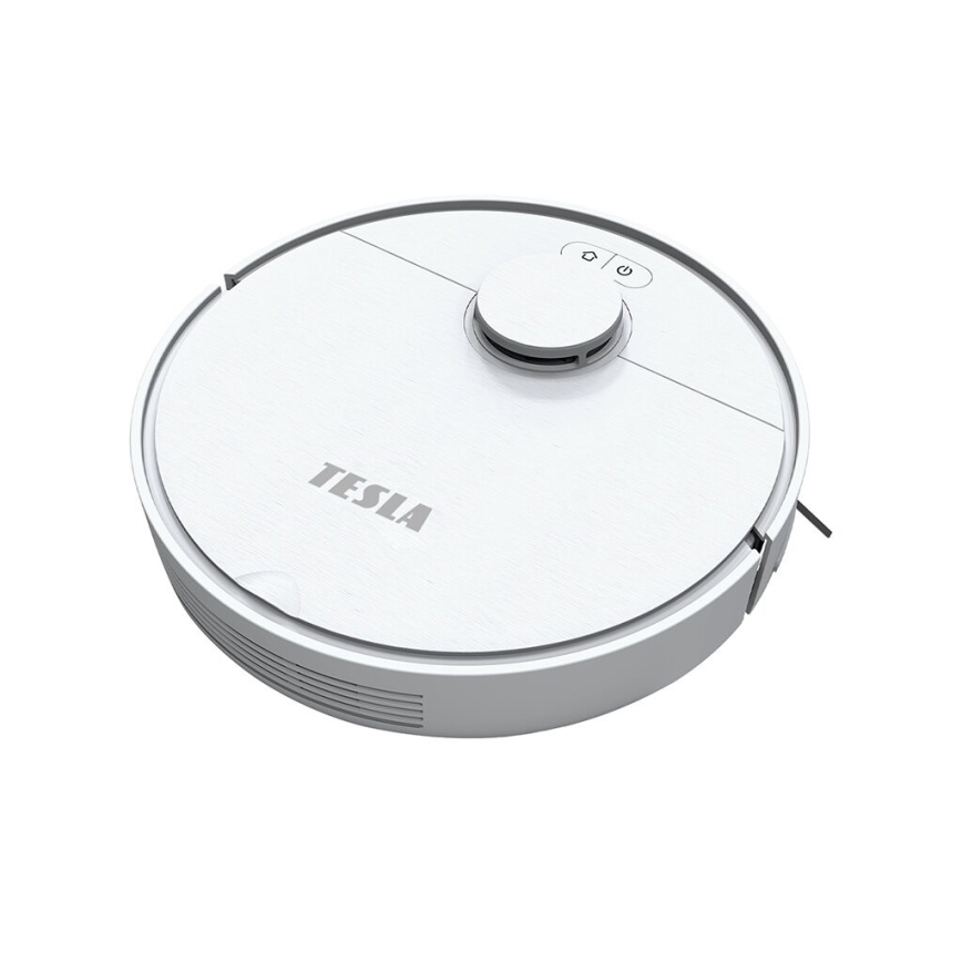 TESLA Electronics RoboStar - Интелигентна прахосмукачка робот 2в1 2550 mAh Wi-Fi бял