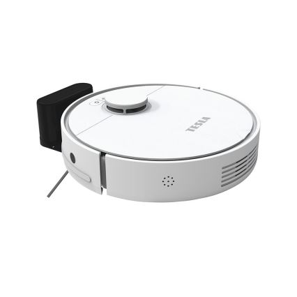 TESLA Electronics RoboStar - Интелигентна прахосмукачка робот 2в1 2550 mAh Wi-Fi бял