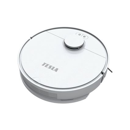 TESLA Electronics RoboStar - Интелигентна прахосмукачка робот 2в1 2550 mAh Wi-Fi бял
