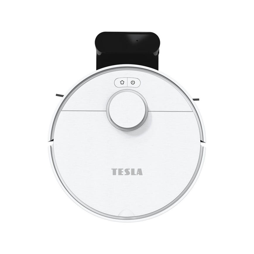 TESLA Electronics RoboStar - Интелигентна прахосмукачка робот 2в1 2550 mAh Wi-Fi бял
