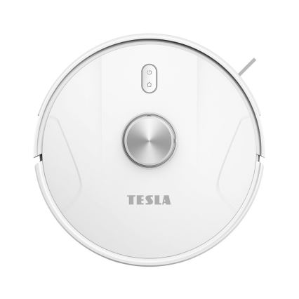 TESLA Electronics RoboStar - Интелигентна прахосмукачка робот 2в1 2600 mAh Wi-Fi бял