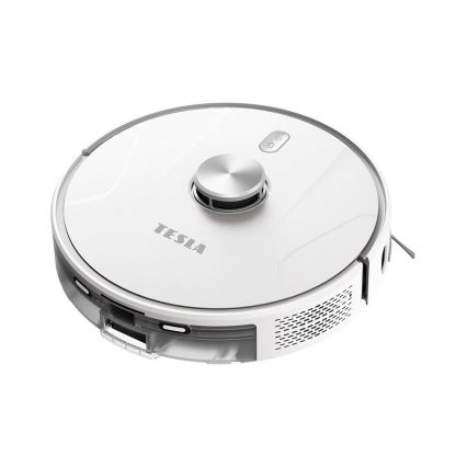 TESLA Electronics RoboStar - Интелигентна прахосмукачка робот 2в1 2600 mAh Wi-Fi бял