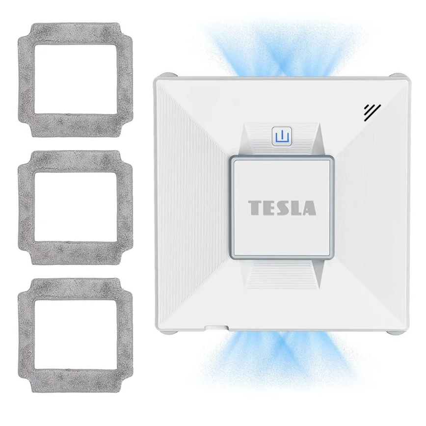 TESLA Electronics RoboStar - Умен уред за почистване на прозорци с воден спрей 72W/230V/650 mAh Wi-Fi + дистанционно управление