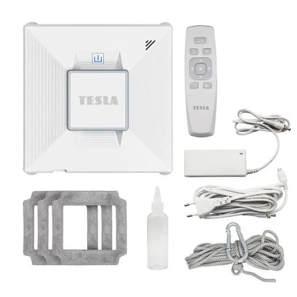 TESLA Electronics RoboStar - Умен уред за почистване на прозорци с воден спрей 72W/230V/650 mAh Wi-Fi + дистанционно управление