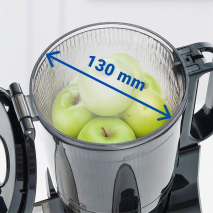 TESLA Electronics SlowJuicer Deluxe - Сокоизстисквачка с ниски обороти 250W/230V неръждаем/черен