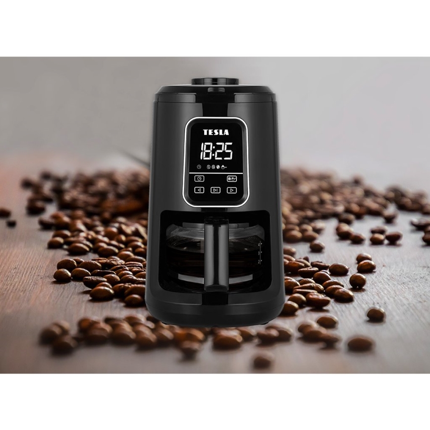 TESLA Electronics - Кафе машина с мелачка 2в1 900W/230V