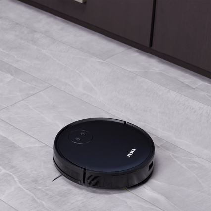 TESLA Smart - Интелигентна прахосмукачка робот 2в1 2000 mAh Wi-Fi черен + дистанционно управление