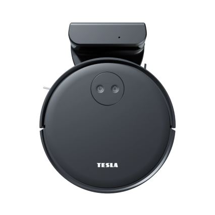 TESLA Smart - Интелигентна прахосмукачка робот 2в1 2000 mAh Wi-Fi черен + дистанционно управление