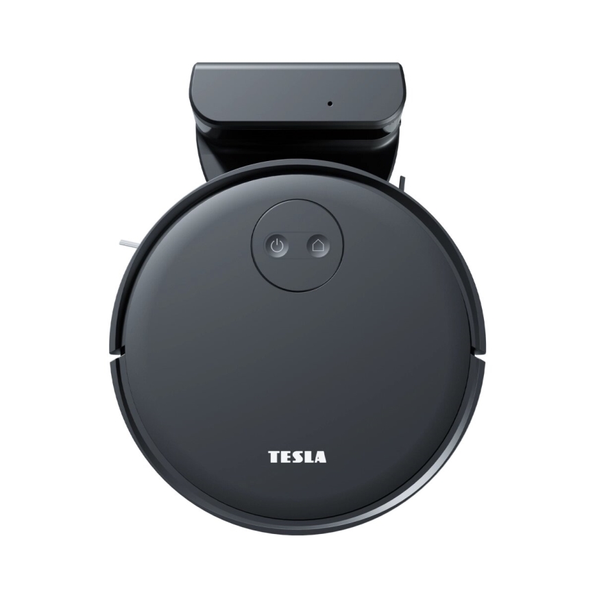 TESLA Smart - Интелигентна прахосмукачка робот 2в1 2000 mAh Wi-Fi черен + дистанционно управление