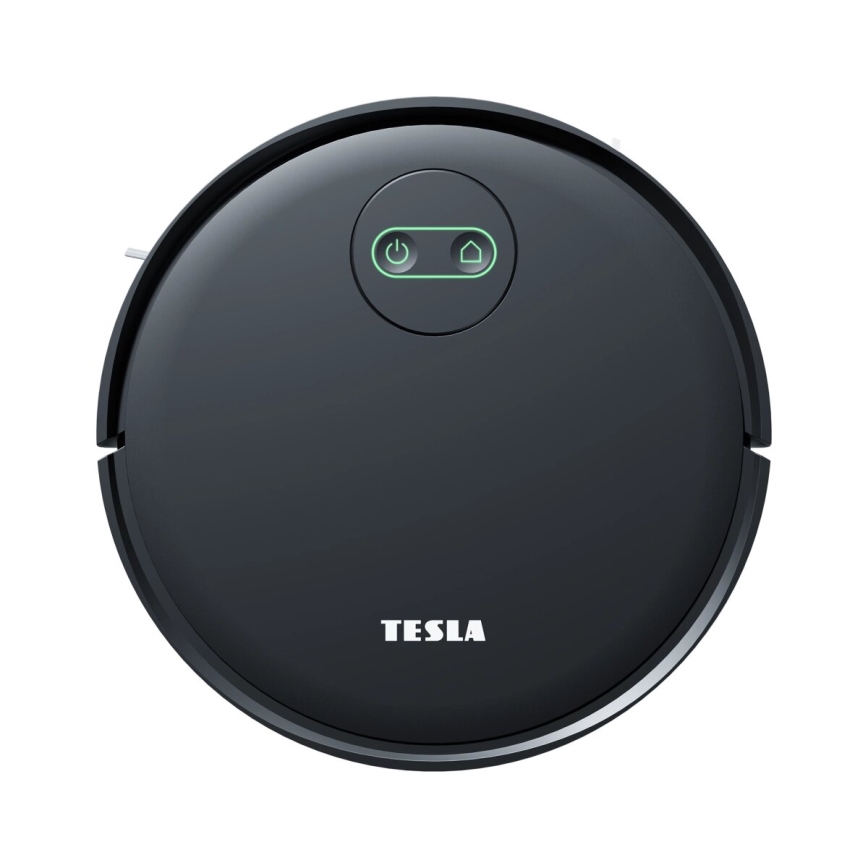 TESLA Smart - Интелигентна прахосмукачка робот 2в1 2000 mAh Wi-Fi черен + дистанционно управление