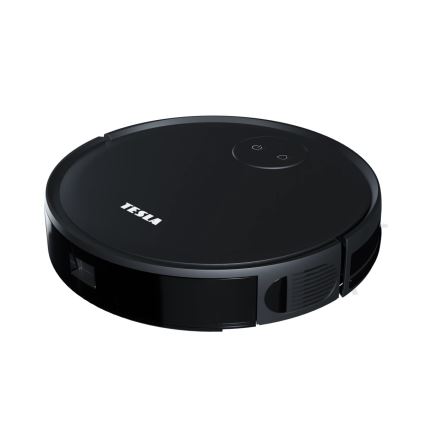 TESLA Smart - Интелигентна прахосмукачка робот 2в1 2000 mAh Wi-Fi черен + дистанционно управление