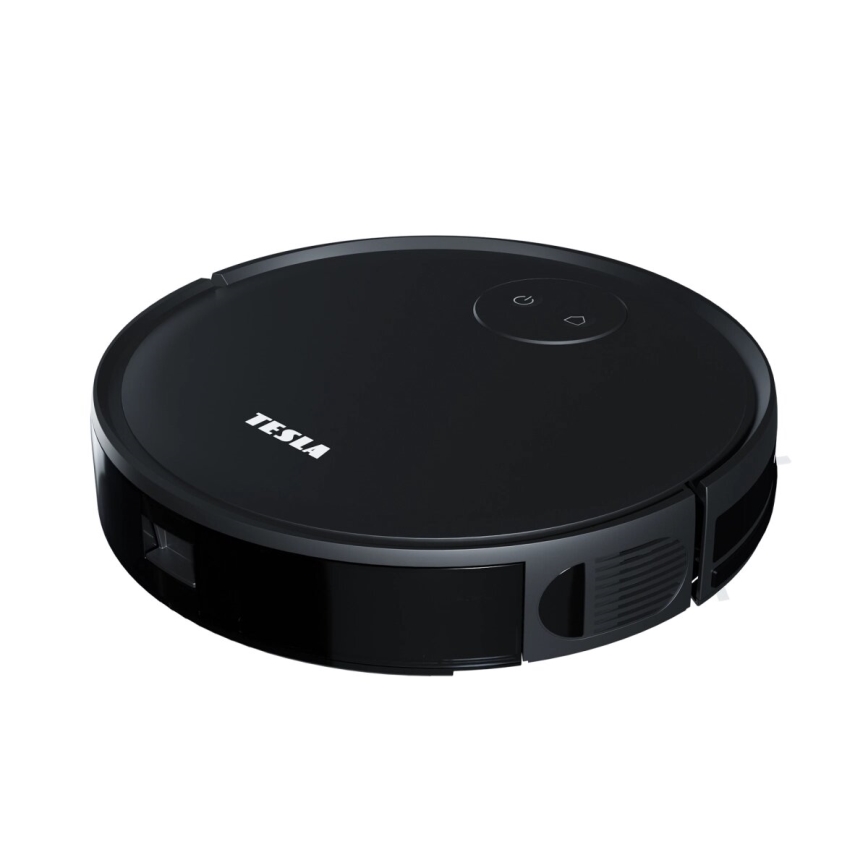 TESLA Smart - Интелигентна прахосмукачка робот 2в1 2000 mAh Wi-Fi черен + дистанционно управление