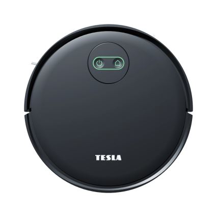 TESLA Smart - Умен роботизиран прахосмукач 2в1 2000 mAh Wi-Fi черен + дистанционно управление