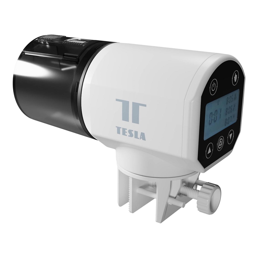 TESLA Smart - Смарт автоматична хранилка за риби 200 ml 5V Wi-Fi
