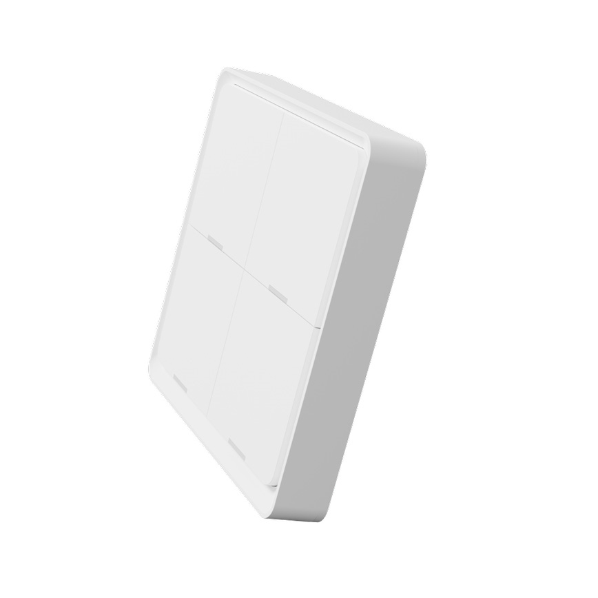 TESLA Smart - Смарт безжичен домашен превключвател 4P 1xCR2430 ZigBee