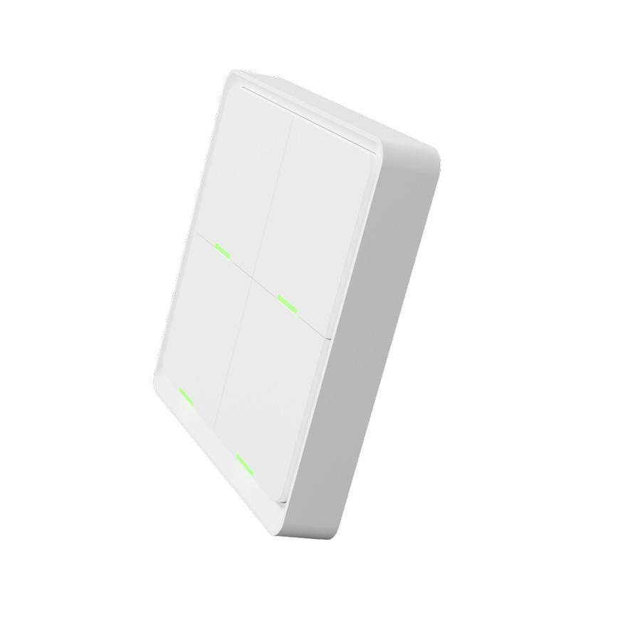 TESLA Smart - Смарт безжичен домашен превключвател 4P 1xCR2430 ZigBee