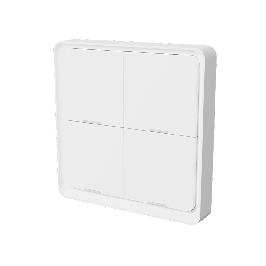 TESLA Smart - Смарт безжичен домашен превключвател 4P 1xCR2430 ZigBee