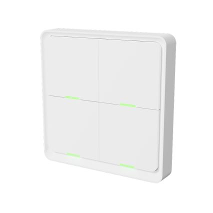 TESLA Smart - Смарт безжичен домашен превключвател 4P 1xCR2430 ZigBee