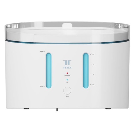 TESLA Smart - Смарт фонтан за домашни любимци с UV стерилизация 2,5 л 5V Wi-Fi