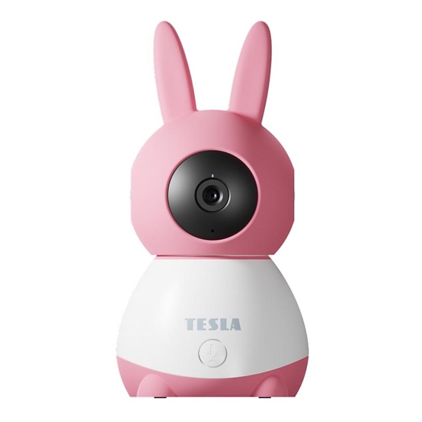 TESLA Smart - Смарт камера 360 Baby Full HD 1080p 5V Wi-Fi розова