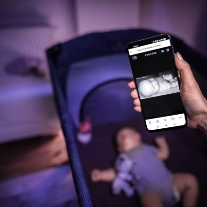TESLA Smart - Смарт камера 360 Baby Full HD 1080p 5V Wi-Fi розова