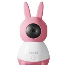 TESLA Smart - Смарт камера 360 Baby Full HD 1080p 5V Wi-Fi розова
