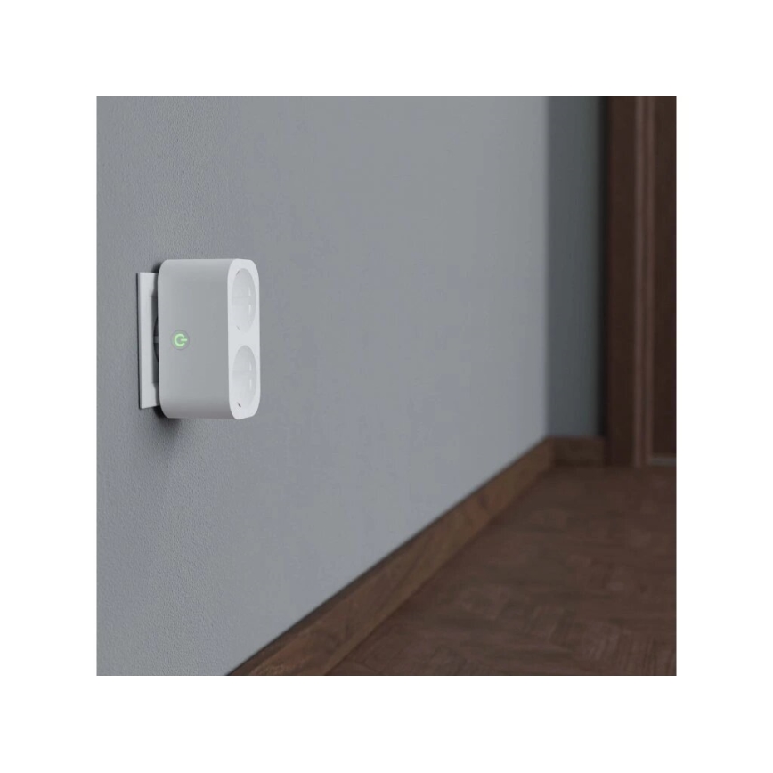 TESLA Smart - Умен разклонител 2x16A/230V Тип F Wi-Fi Tuya