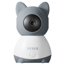 Tesla - Смарт камера 360 Baby Full HD 1080p 5V Wi-Fi сива
