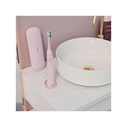 TESLA Smart - Комплект от 4 резервни глави за звукова четка за зъби TS400, розов