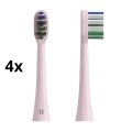 TESLA Smart - Комплект от 4 резервни глави за звукова четка за зъби TS400, розов