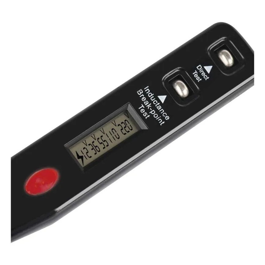 Тестер за напрежение VT-121 12-250V, черен