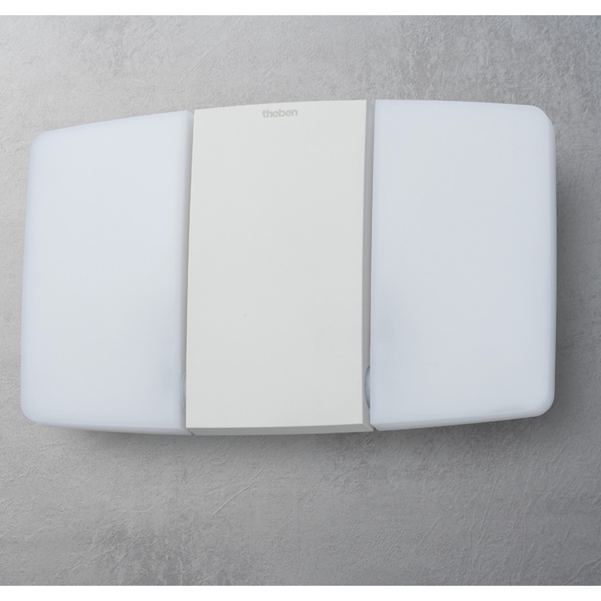 theben - LED стенен прожектор 2xLED/10W/230V бял IP55