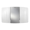 theben - LED стенен прожектор 2xLED/10W/230V сребрист IP55