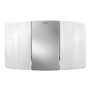 theben - LED стенен прожектор 2xLED/10W/230V сребрист IP55