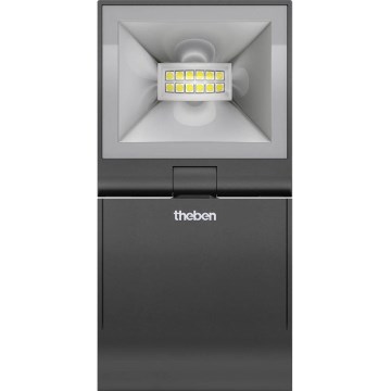 theben - LED стенен прожектор LED/10W/230V черен IP55
