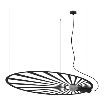 Thoro TH.001 - Полилей на въже LEHDET 1xE27/60W/230V черна